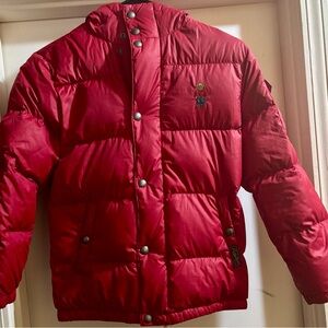 Polo by Ralph Lauren Kids Cherry Red Puffer Jacket
